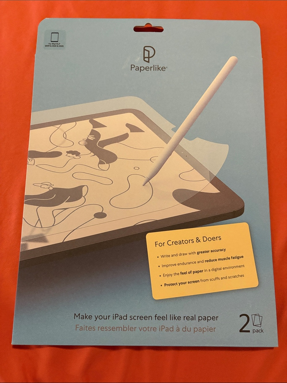 NWOT Paperlike Screen Protector for 9th Generation iPad - 1 screen protector